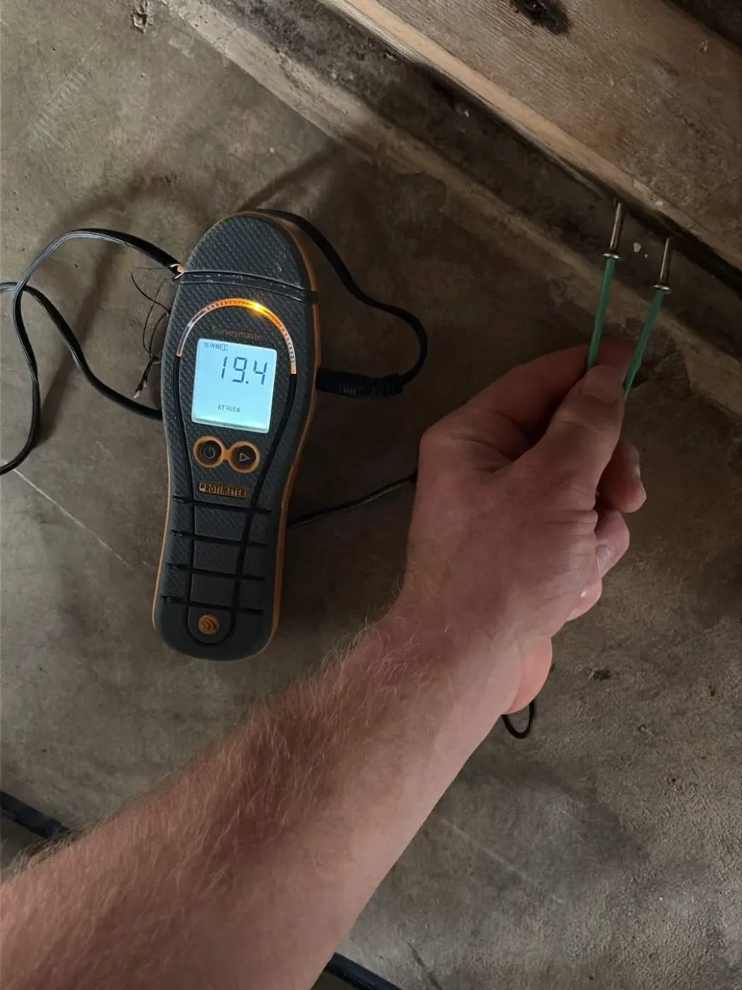 Documented moisture readings in Decatur County, IN